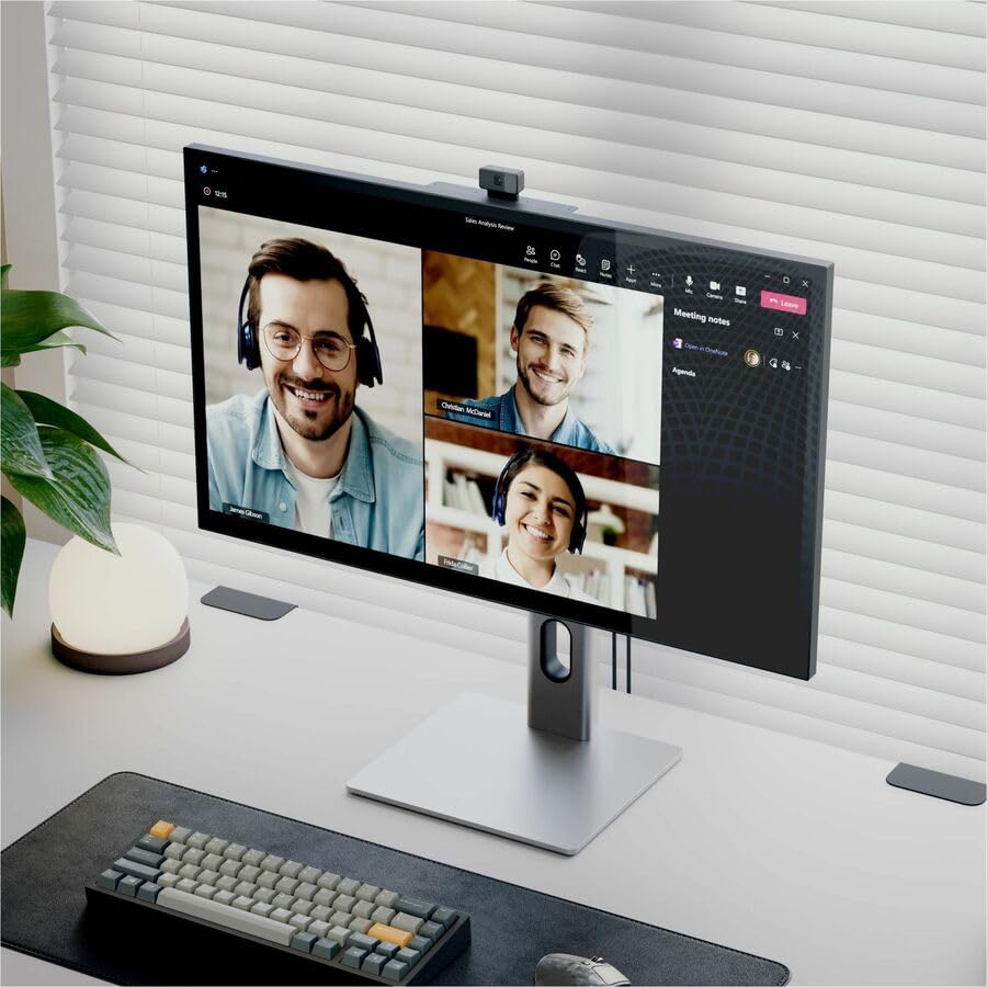 Alogic Clarity Pro 27'' Uhd 4K Monitor With Usb C Power Delivery And Inbuilt 8Mp Auto Retractable Webcam